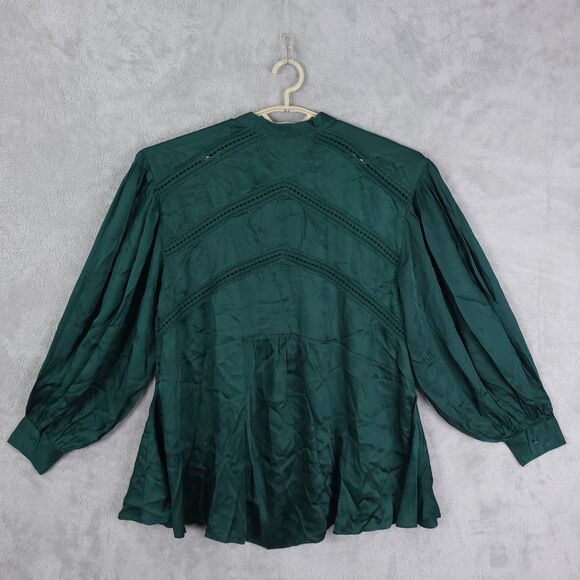 Jen’s Pirate Booty Stevie Top Tunic Sz M Cottagecore Long Balloon Sleeve Peasant - Picture 7 of 14